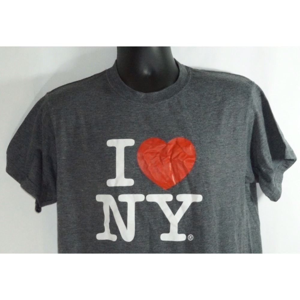I Love New York T Shirt Gray M - Picture 7 of 8